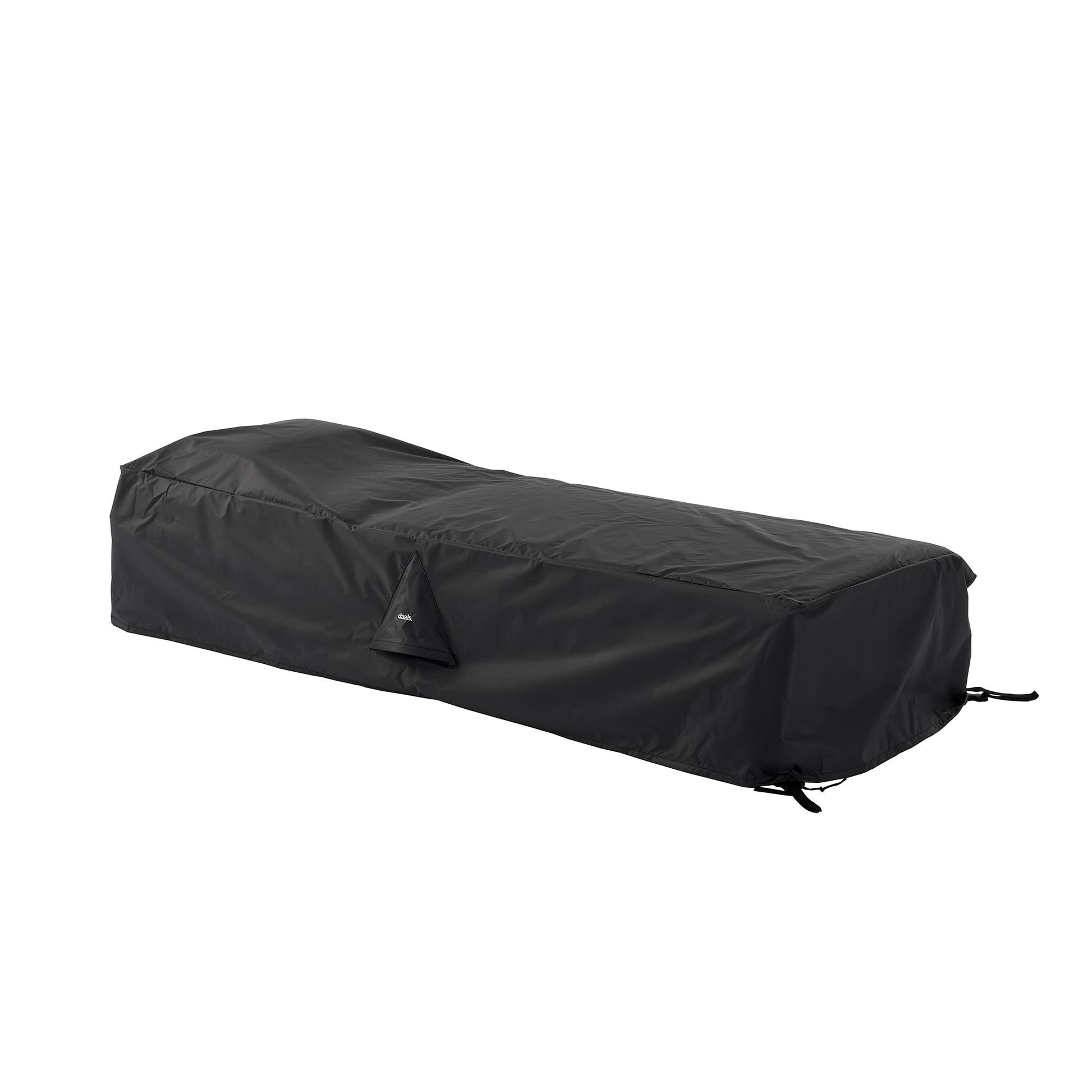 Garden Furniture Cover for Bellagio Round Wicker Sun Lounger, Black