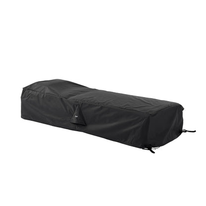 Garden Furniture Cover for Bellagio Round Wicker Sun Lounger, Black