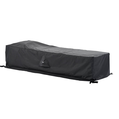 Garden Furniture Cover for Hampshire Round Wicker Rattan Sun Lounger