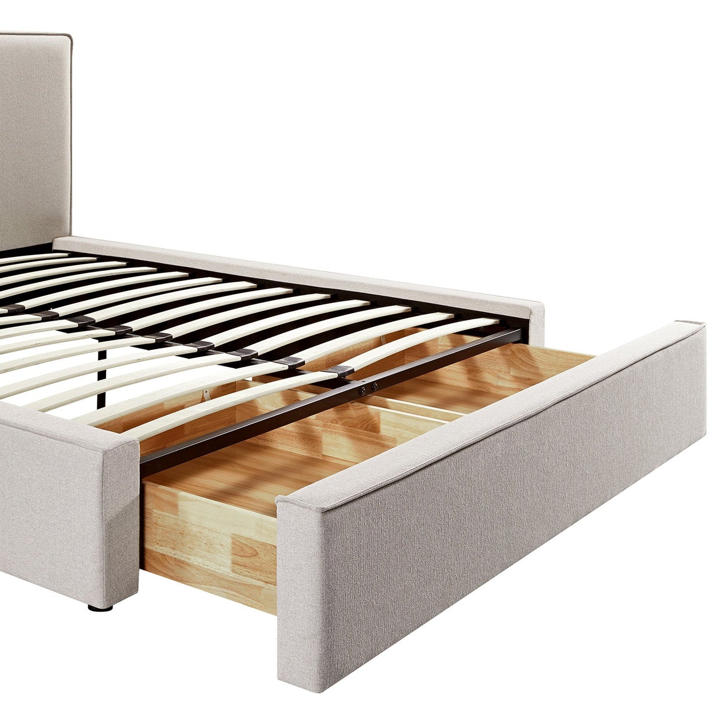 Forte Drawer Bed with Storage, Oatmeal Weave