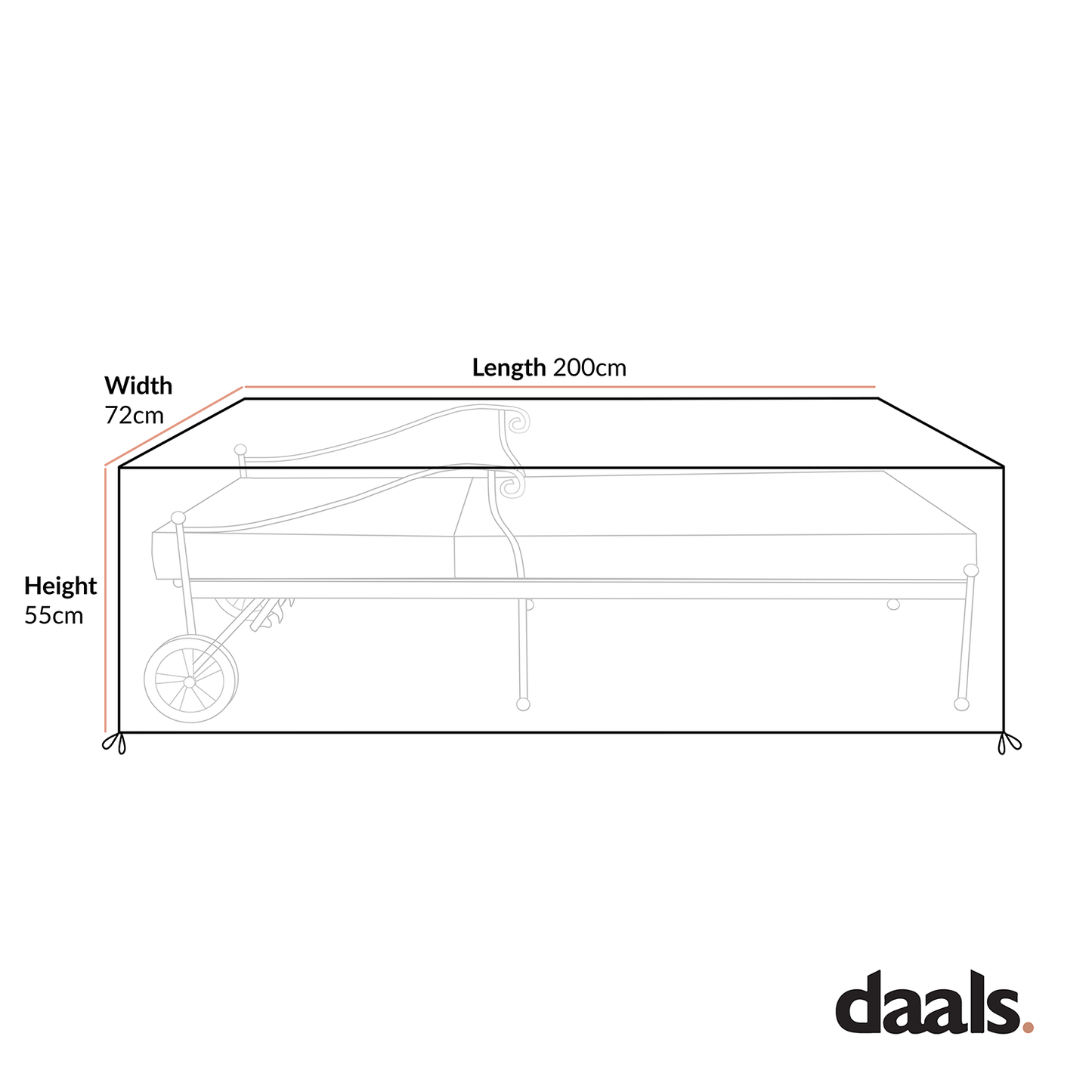 Garden Furniture Cover for Haymes Sunlounger