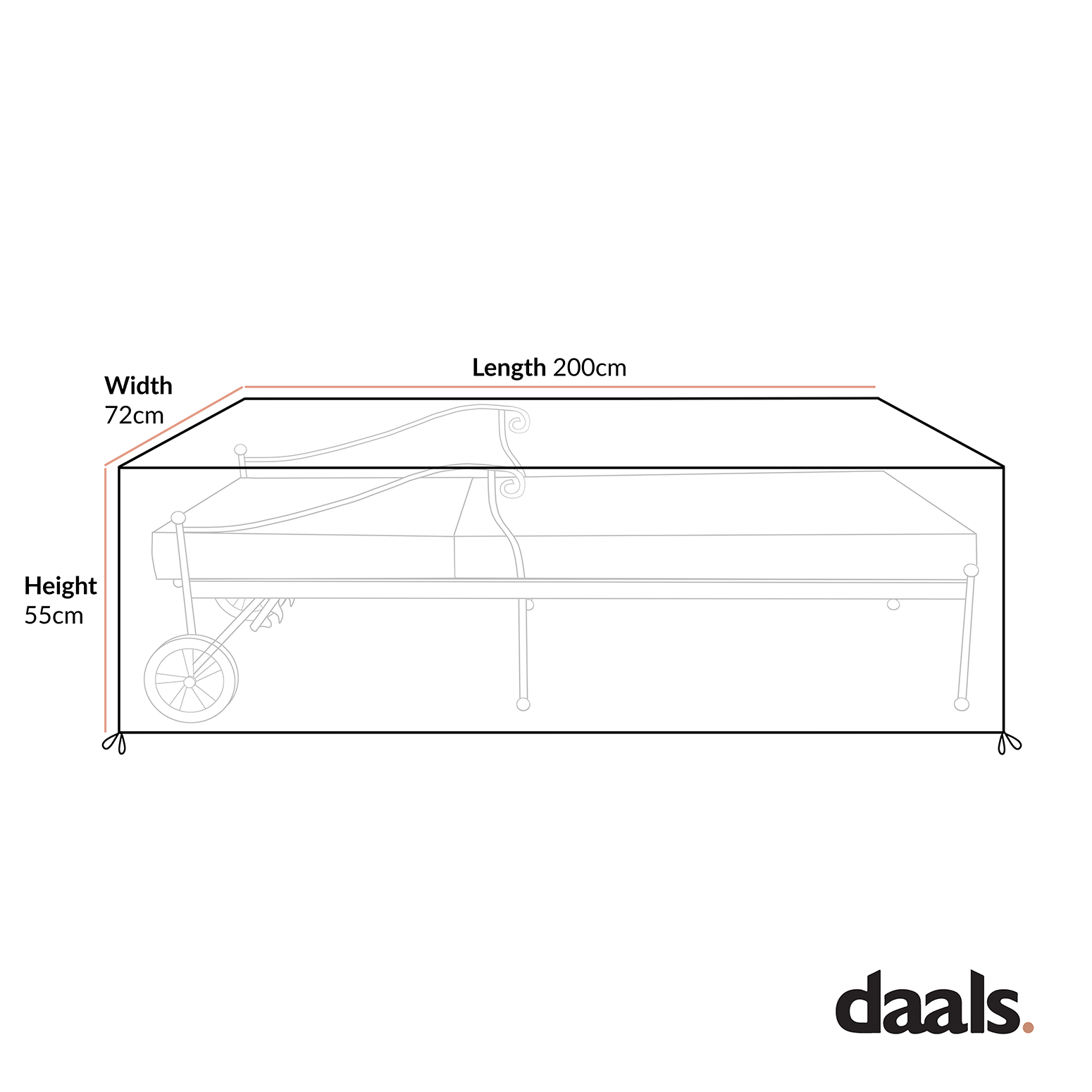 Garden Furniture Cover for Haymes Sunlounger