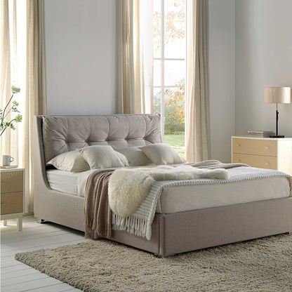Hadley Stone Fabric Ottoman Bed with Storage