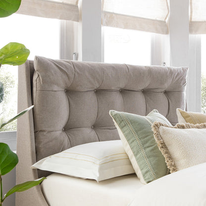 Hadley Stone Fabric TV Bed with Ottoman Storage