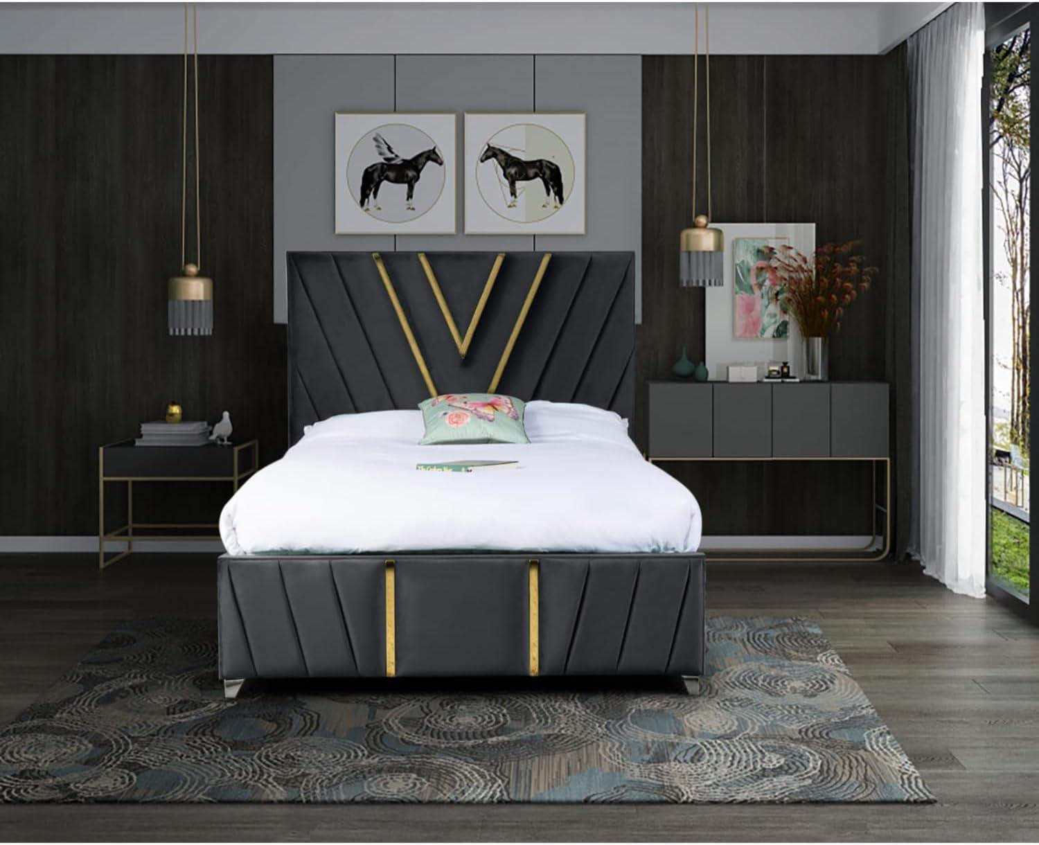 Vianca Plush Velvet Bed frames
