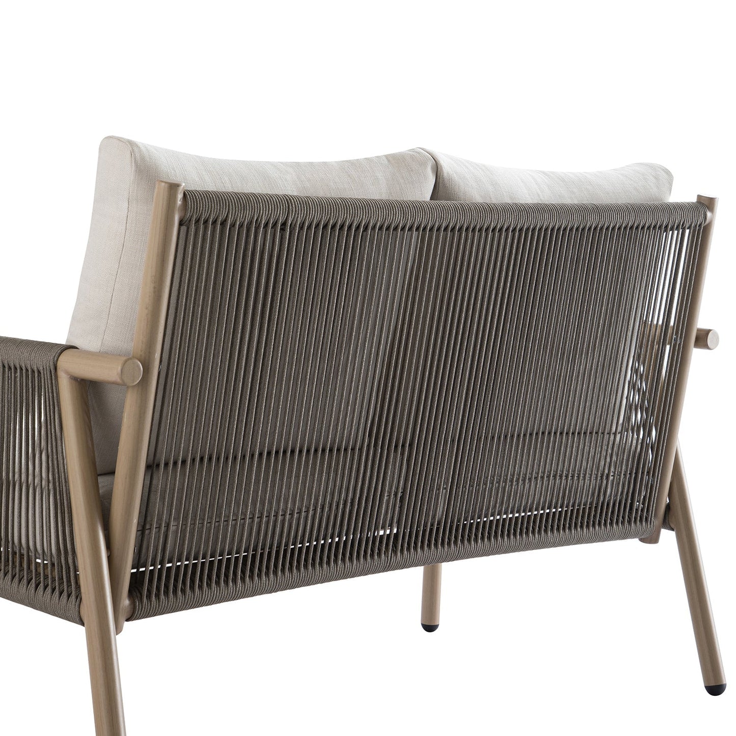 Soller Indoor and Outdoor Rope Weave 4-Seater Sofa Set