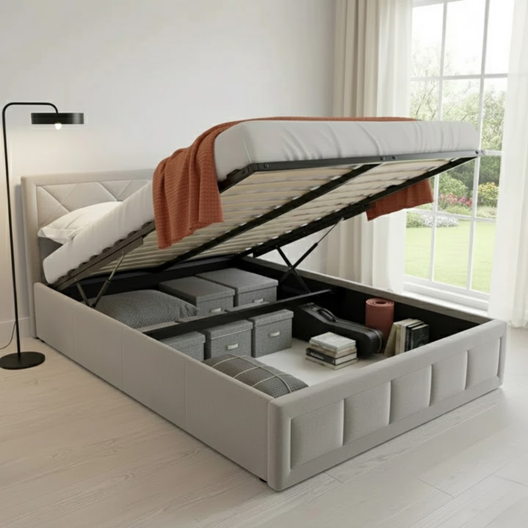 Cressida Ottoman Bed with Storage - Optional Mattress