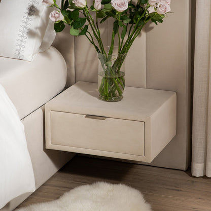 Tremezzo Oversized Ottoman Bed with Storage, Champagne Velvet
