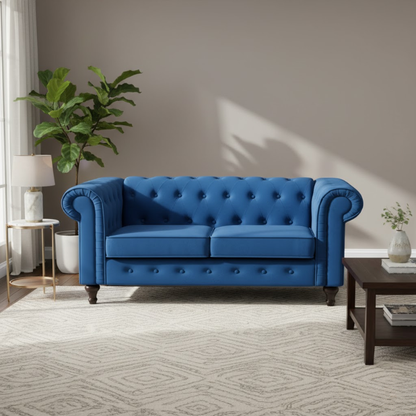 2-Seater Chesterfield Sofa – KD Velvet