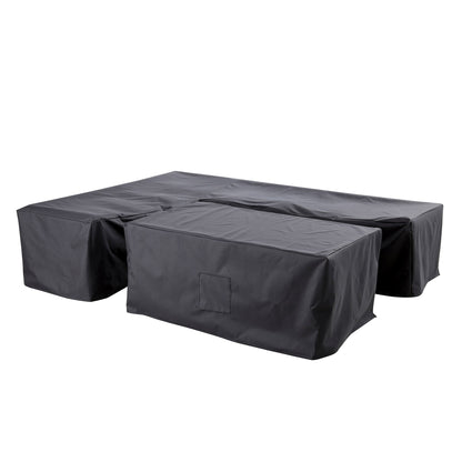 Garden Furniture Cover for Calabasas Large Outdoor Fabric and Aluminium Corner Casual Dining Set