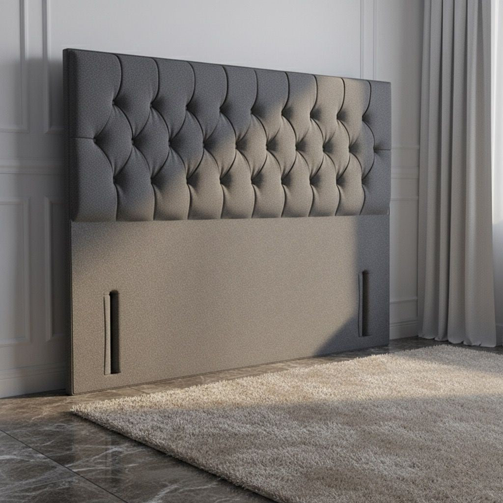 Geneva Floor Standing Upholstered Fabric Headboard