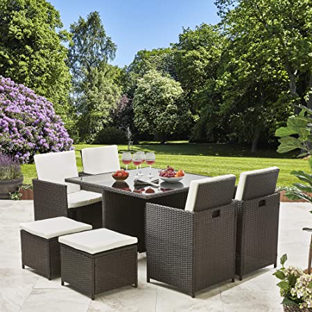 Nova Garden Dining Set - 9pc