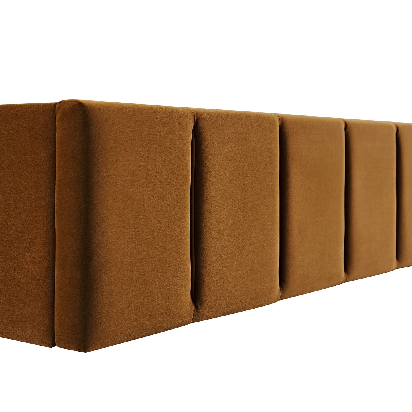 Hana Ottoman Bed with Storage, Cinnamon Velvet