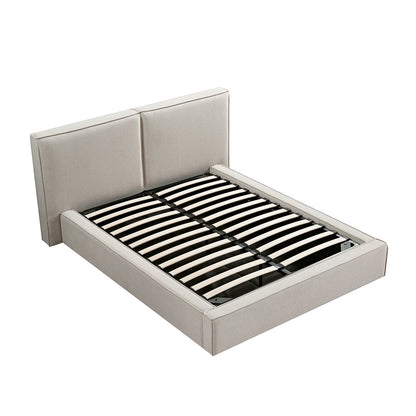 Claudine Ottoman Bed with Storage, Oatmeal Weave