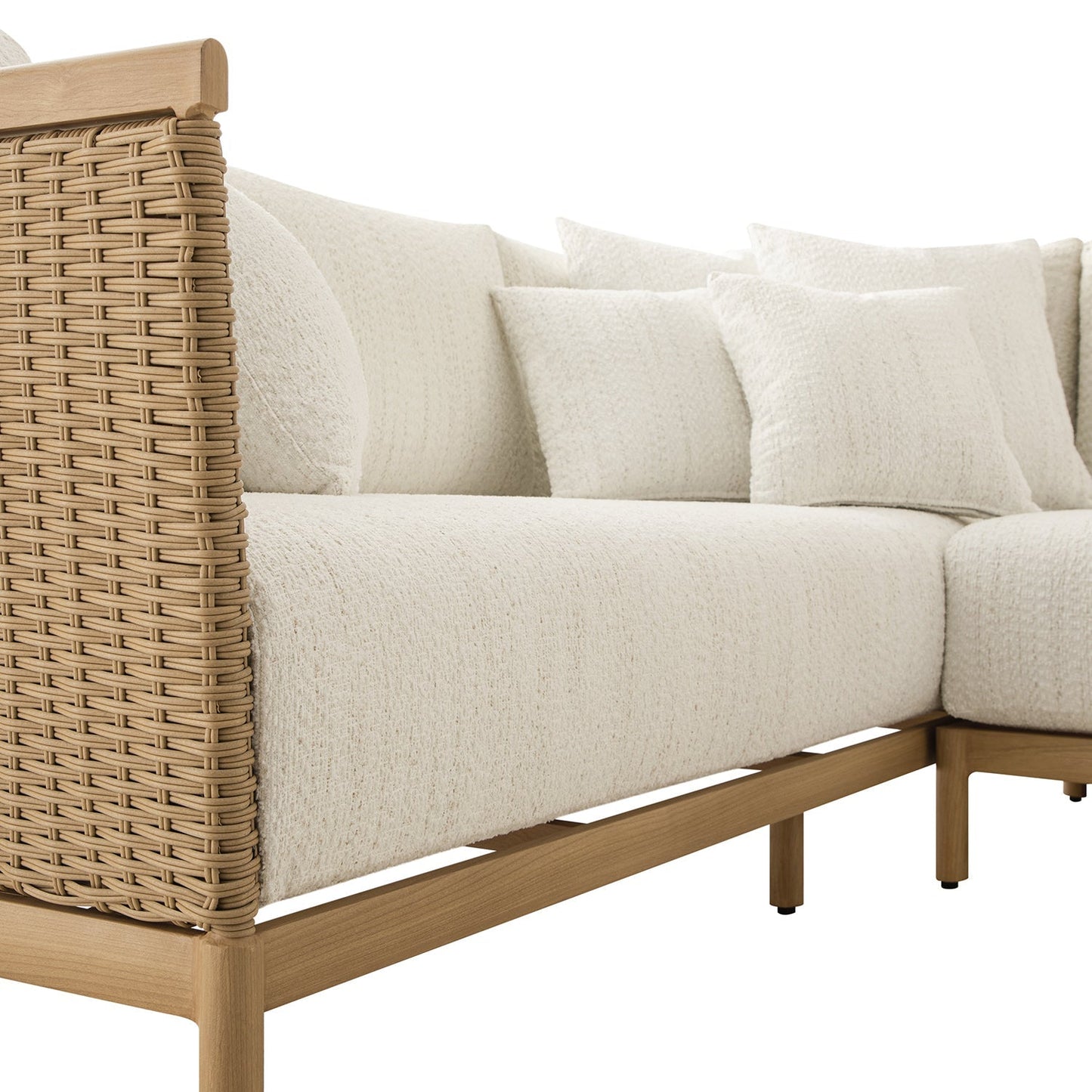 Panarea Indoor and Outdoor Wicker Large Corner Sofa Set