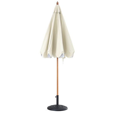 Lemon Branch 2.6M Octagonal Parasol with Aluminium Tilt