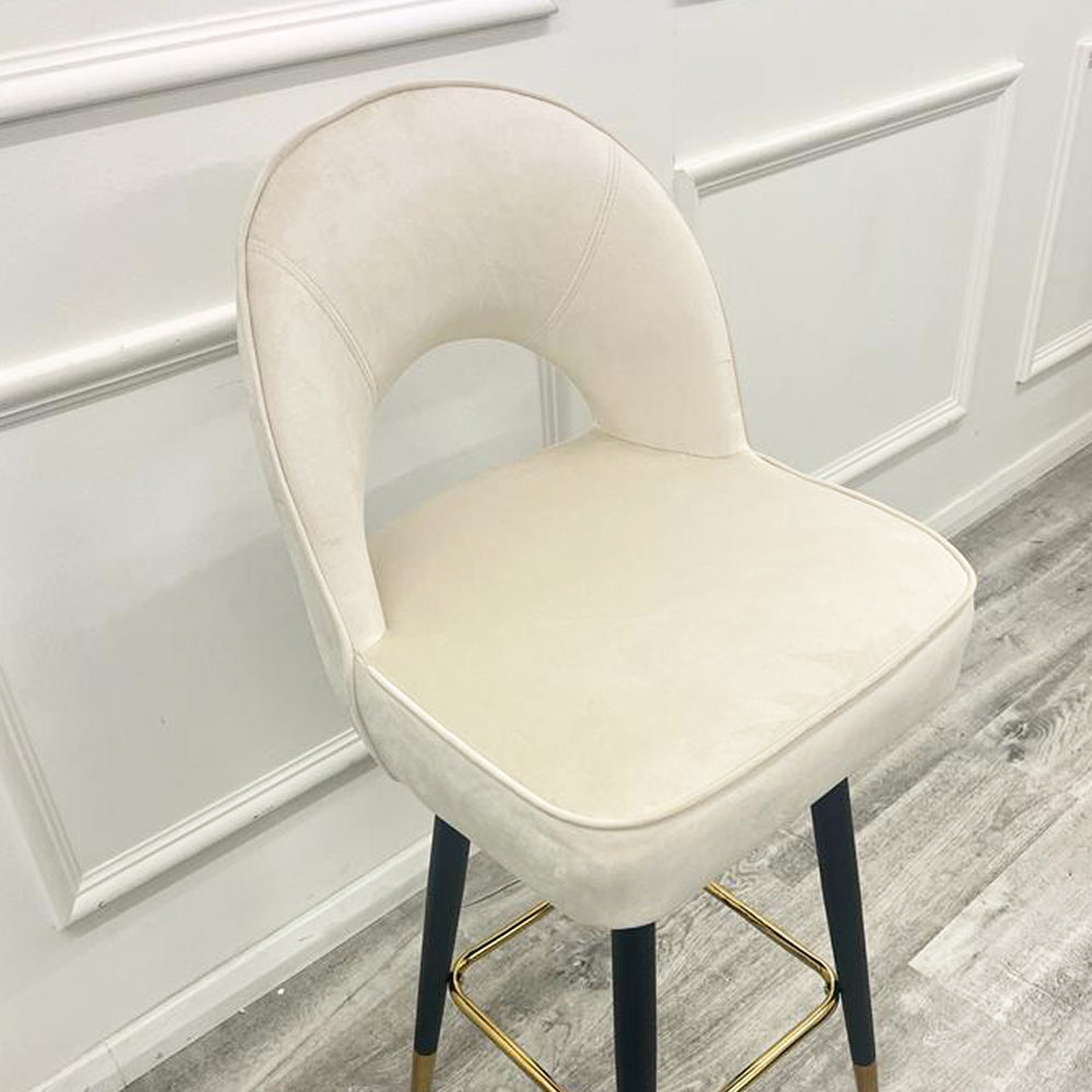 ASTRA VELVET BAR STOOL
