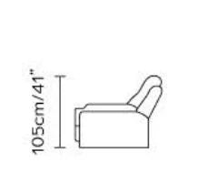 Abbey Reclining Sofas In Bonded Black Real Leather – view 2