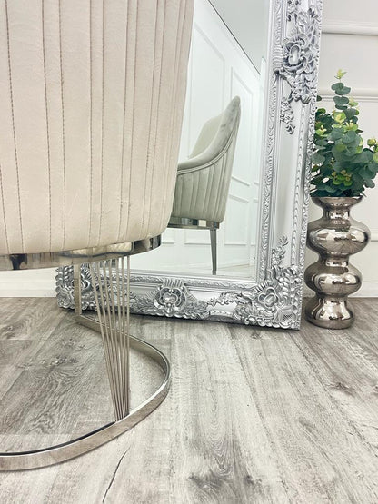 Chelmsford Velvet Dining Chair – view 18