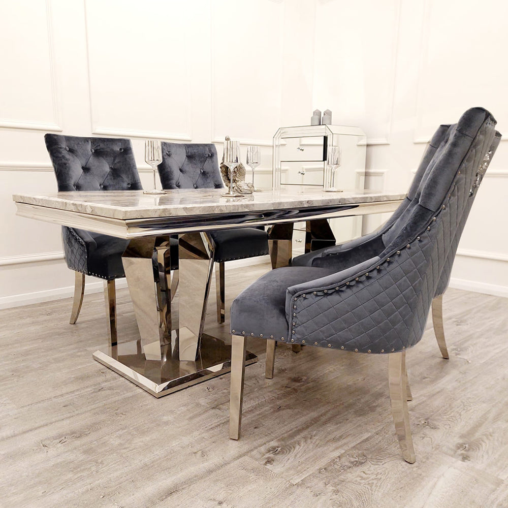 Bentley Silver Dining Chair – view 26