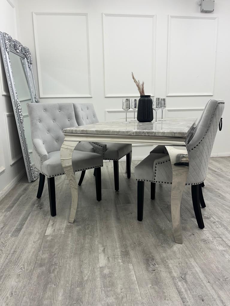 Bentley Black Leg Dining Chairs – view 6