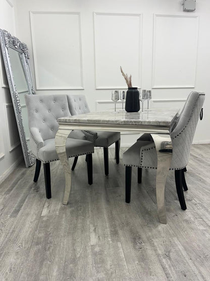 Bentley Black Leg Dining Chairs – view 6