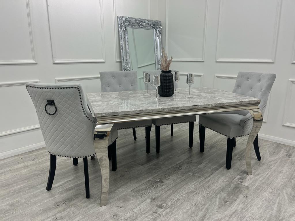 Bentley Black Leg Dining Chairs – view 2