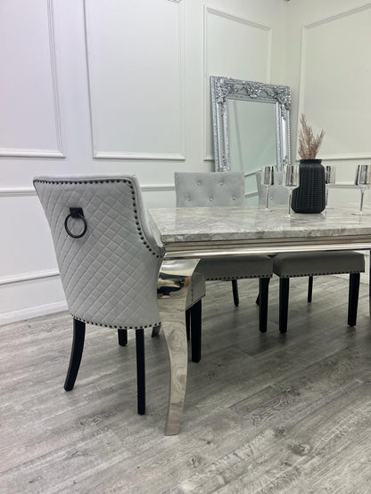 Bentley Black Leg Dining Chairs – view 3