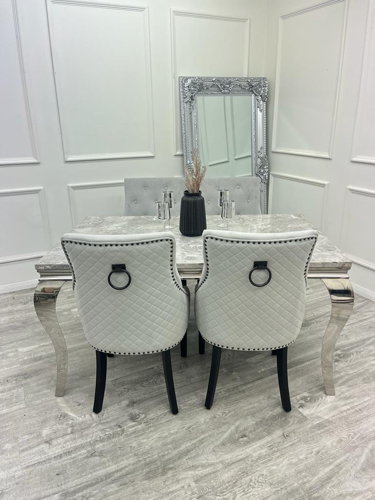 Bentley Black Leg Dining Chairs – view 4