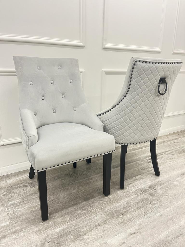 Bentley Black Leg Dining Chairs – view 9