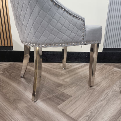 Bentley Silver Dining Chair