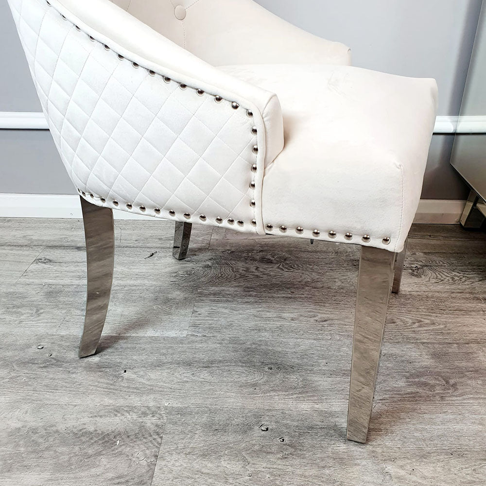Bentley Silver Dining Chair