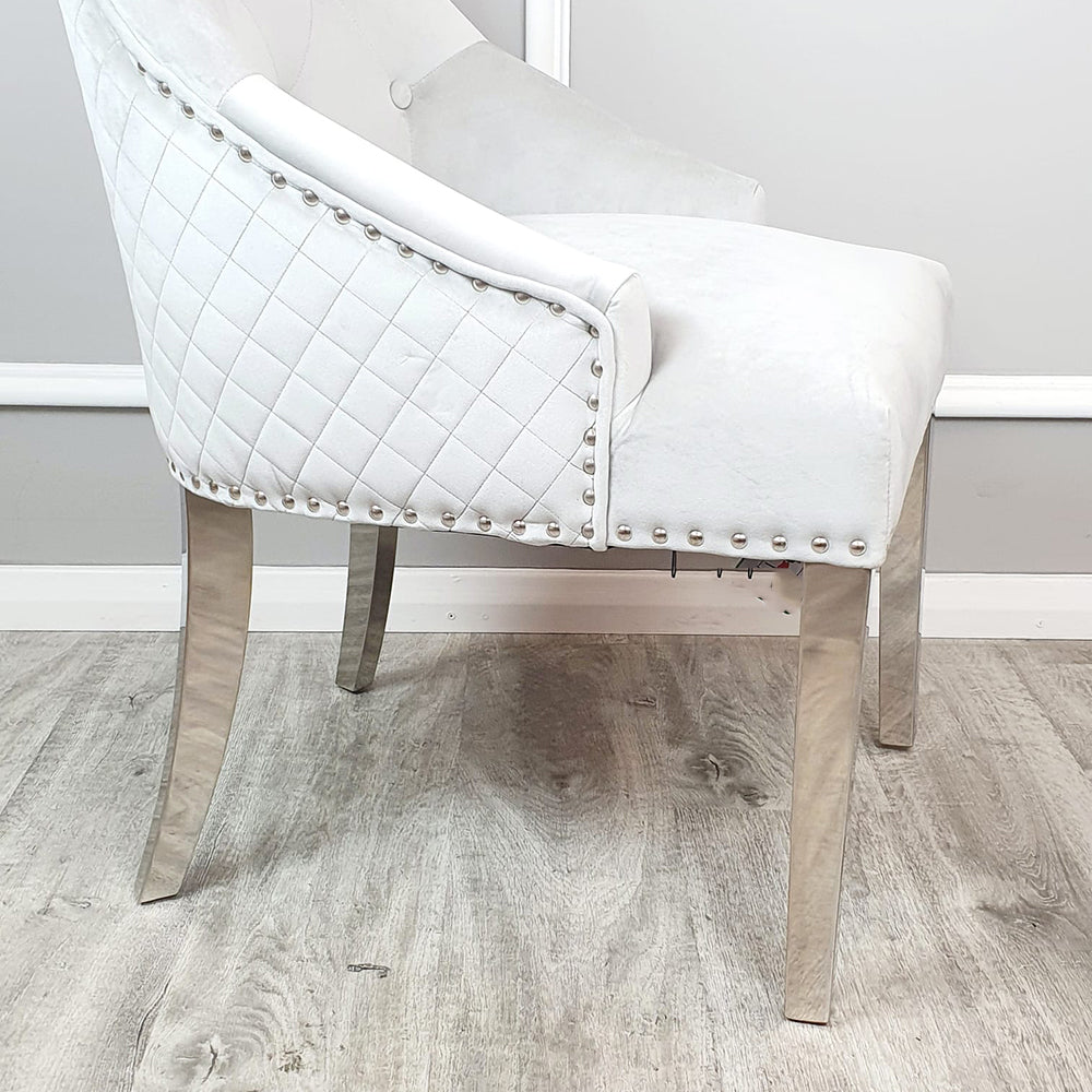 Bentley Silver Dining Chair – view 18
