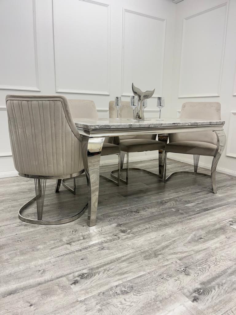 Chelmsford Velvet Dining Chair – view 7