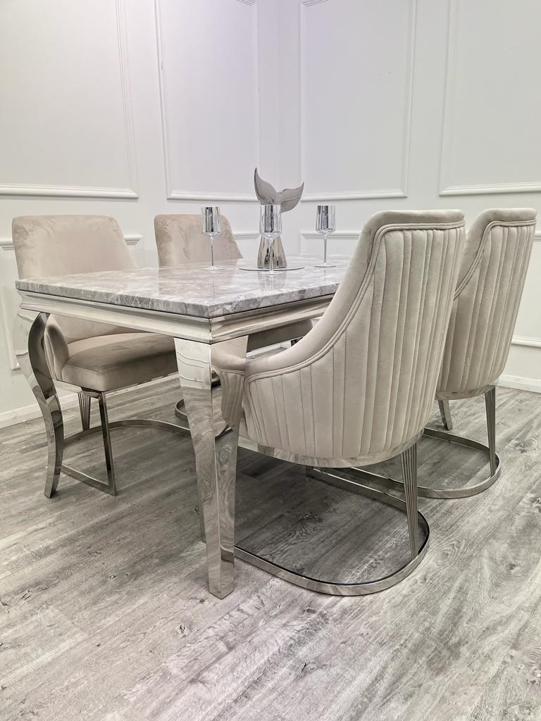 Chelmsford Velvet Dining Chair – view 28