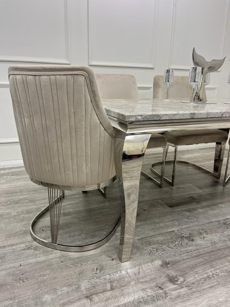 Chelmsford Velvet Dining Chair – view 6