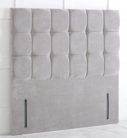 Cubed Floor Standing Headboard in Cream, Black, and Grey