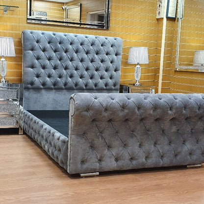 Monarch Chesterfield Double Bed Frame