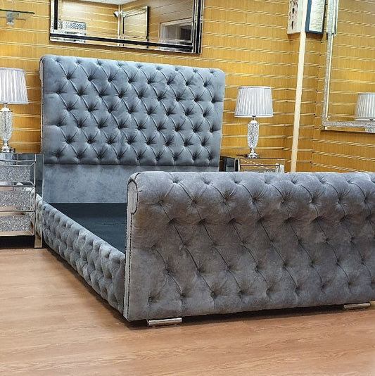 Monarch Chesterfield Double Bed Frame