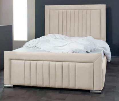 Alama Upholstered Panel Bed