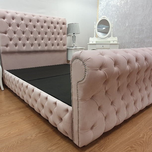 Monarch Chesterfield Double Bed Frame