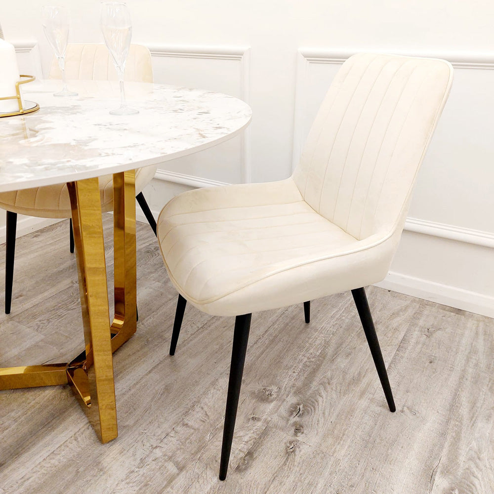 Dido Velvet Dining Chair – view 14