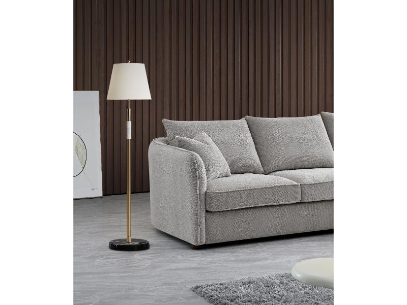 Aluxo Rubin Corner Chaise in Pebble Boucle – view 9