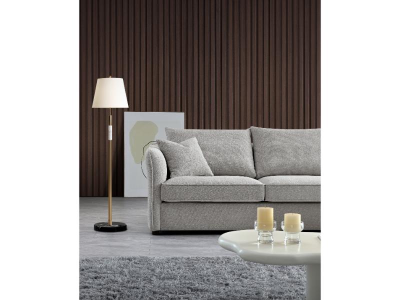 Aluxo Rubin Corner Chaise in Pebble Boucle – view 4