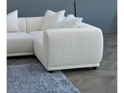 Aluxo Lottie Modular Corner Group in Polar Boucle