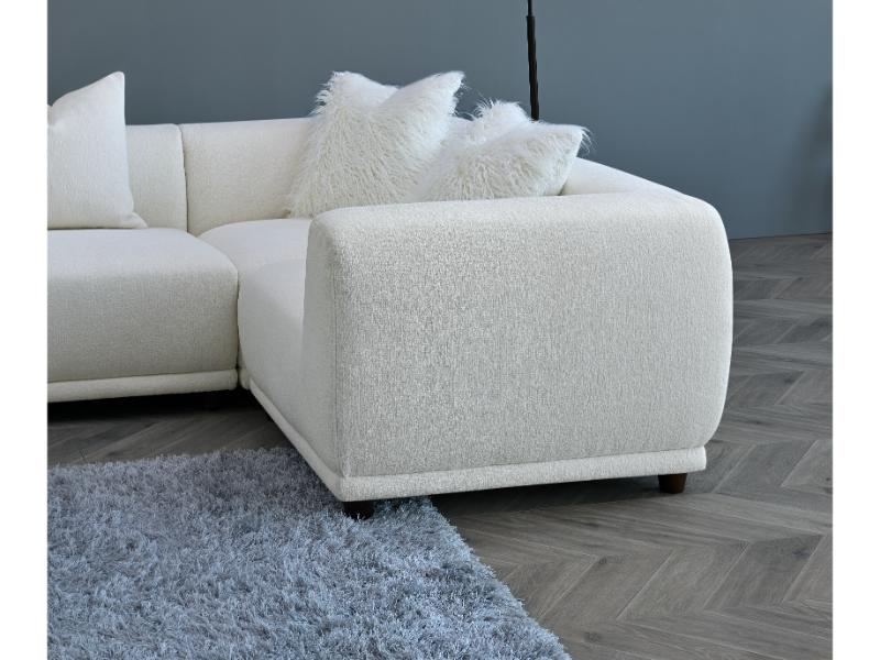 Aluxo Lottie Modular Corner Group in Polar Boucle – view 9