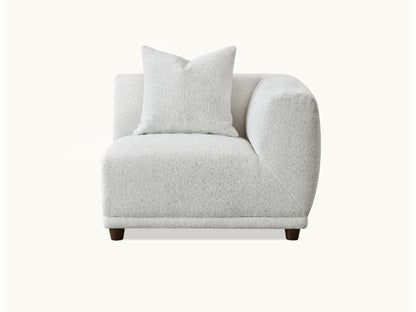 Aluxo Lottie Modular Corner Group in Polar Boucle – view 2