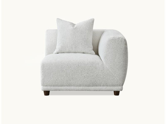 Aluxo Lottie Modular Corner Group in Polar Boucle – view 2