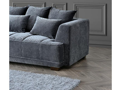 Gramercy 3 + 2 in Steel Velvet – view 2