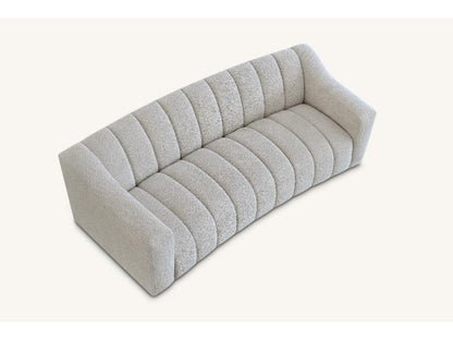 Astoria 3 Seater Sofa in Oatmeal Boucle Fabric – view 7